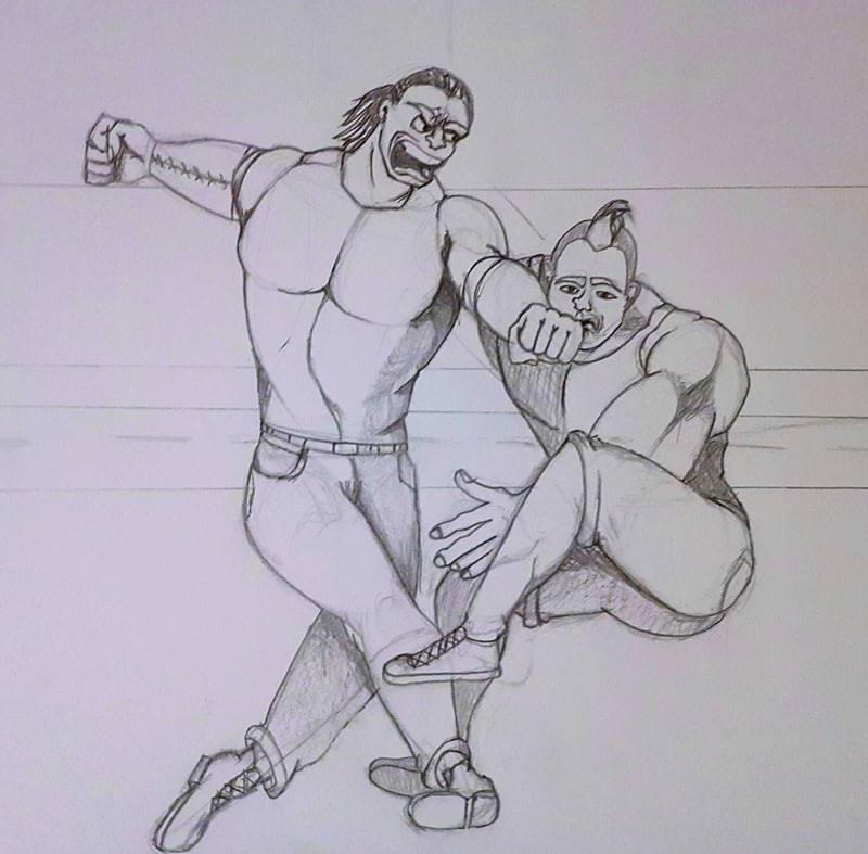 Brawling Drawaging Brawl by beowulflash on DeviantArt