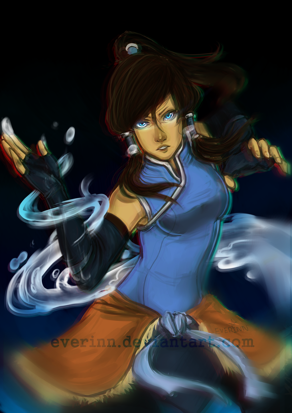 Avatar Korra by Evurinn