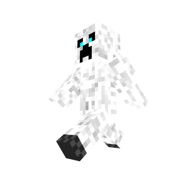 White Ice Creeper Skin Minecraft  Minecraft earth, Minecraft, Creepers