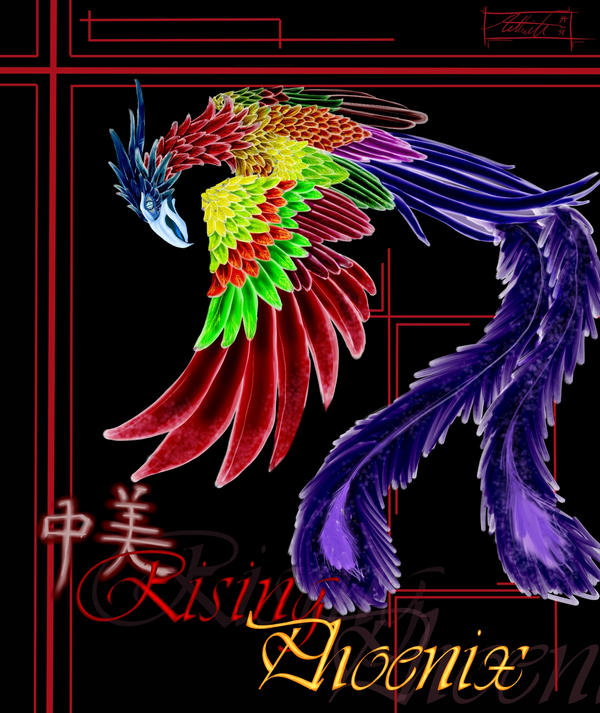 Phoenix Commission by Hatuibwari on DeviantArt