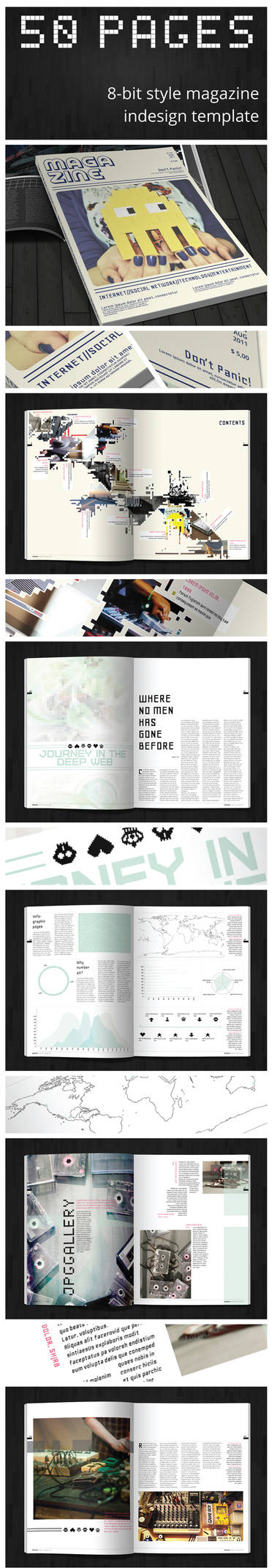8 Bit Mag 8-bit magazine template by duemilacentododici on DeviantArt