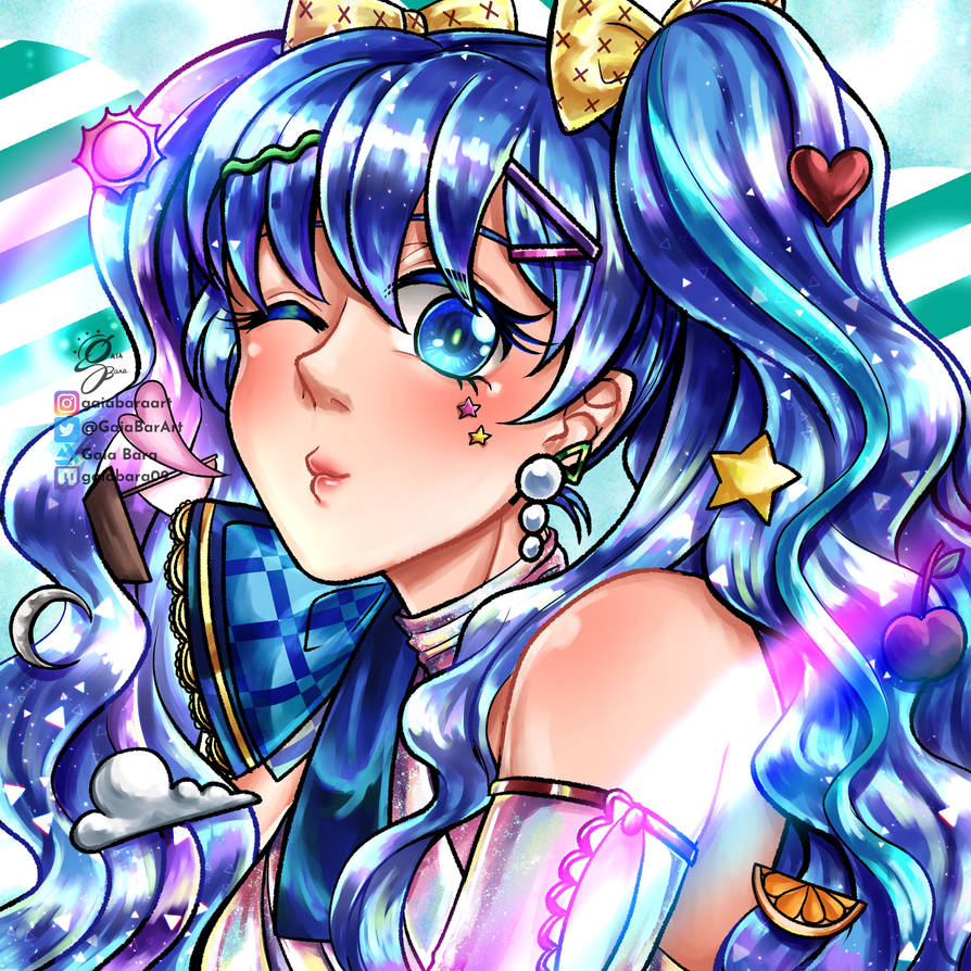 Colorful Lady by GaiaBara09 on DeviantArt