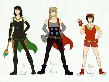 Avenger's female designs