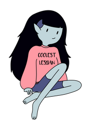 Marceline the Lesbian Queen transparent