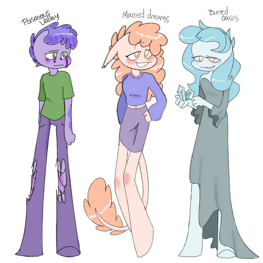 Fe2 character designs 2 by P0nyIsL-me on DeviantArt