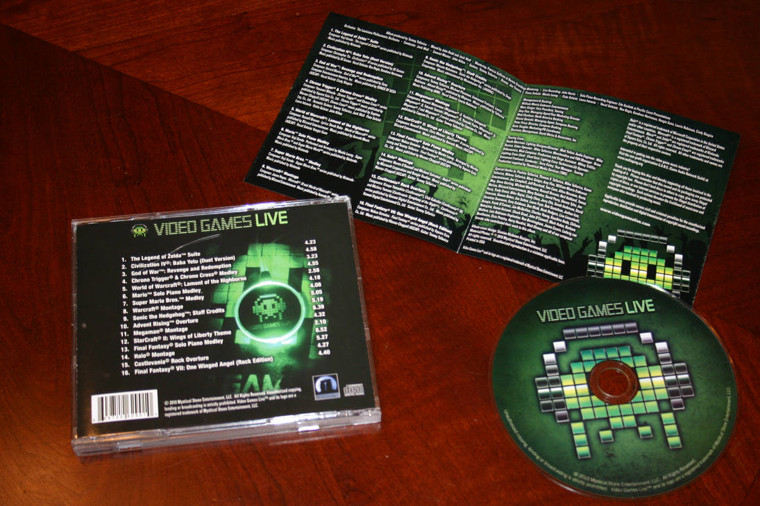 Video Games Live CD inside and back by camture350 on DeviantArt