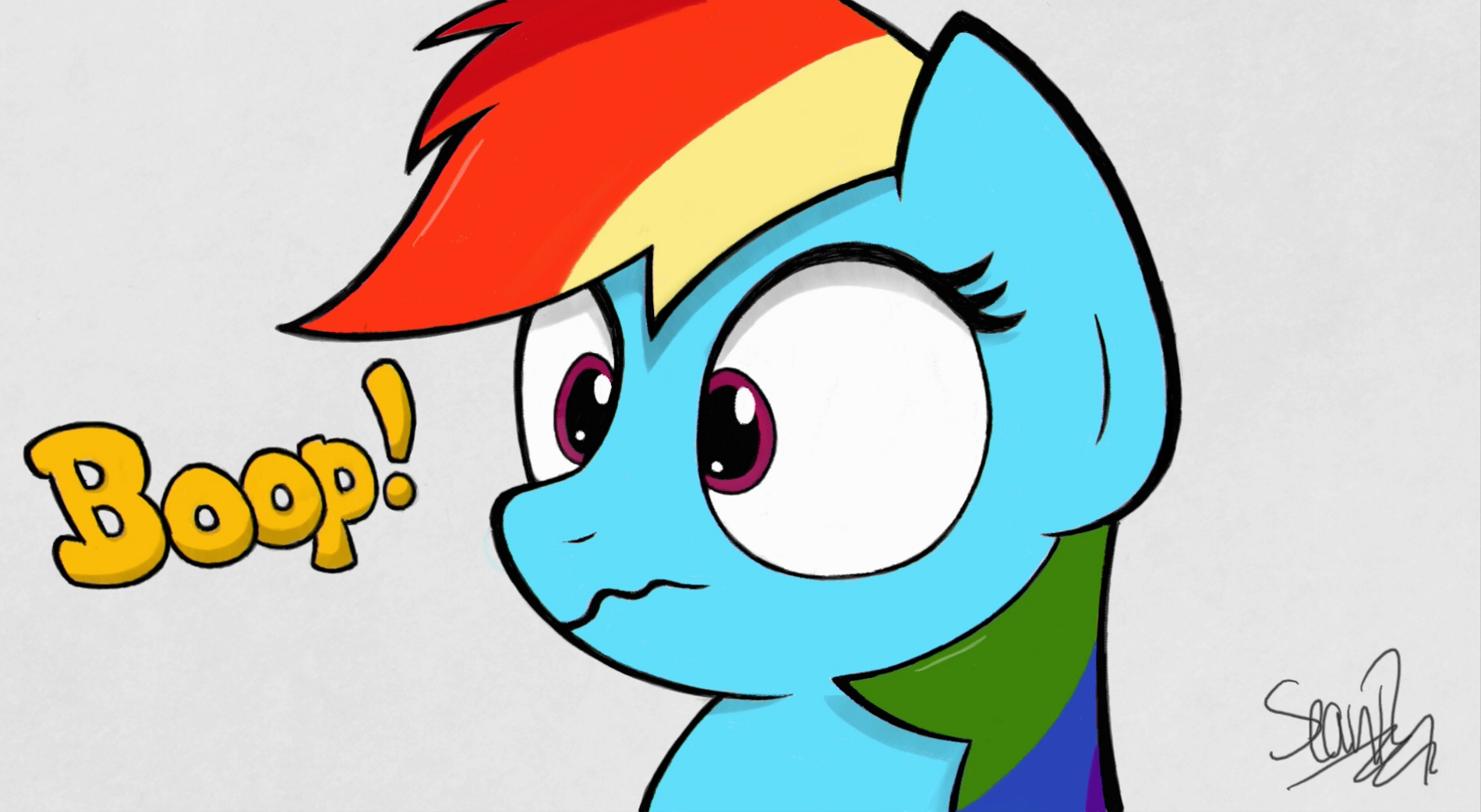 Rainbow Dash Nose Boop Interactive