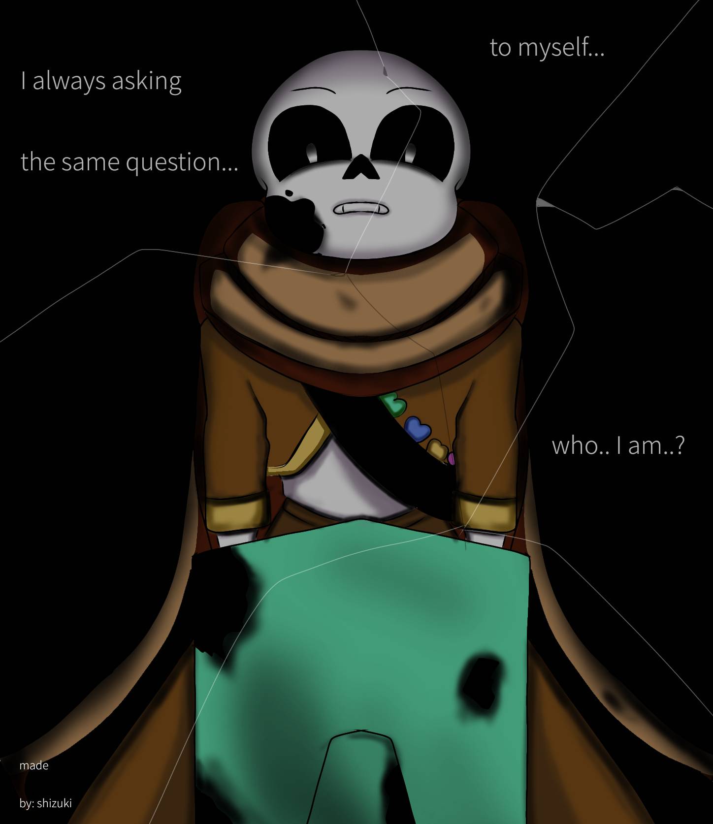Ink sans fanArt by ShizukiYato on DeviantArt