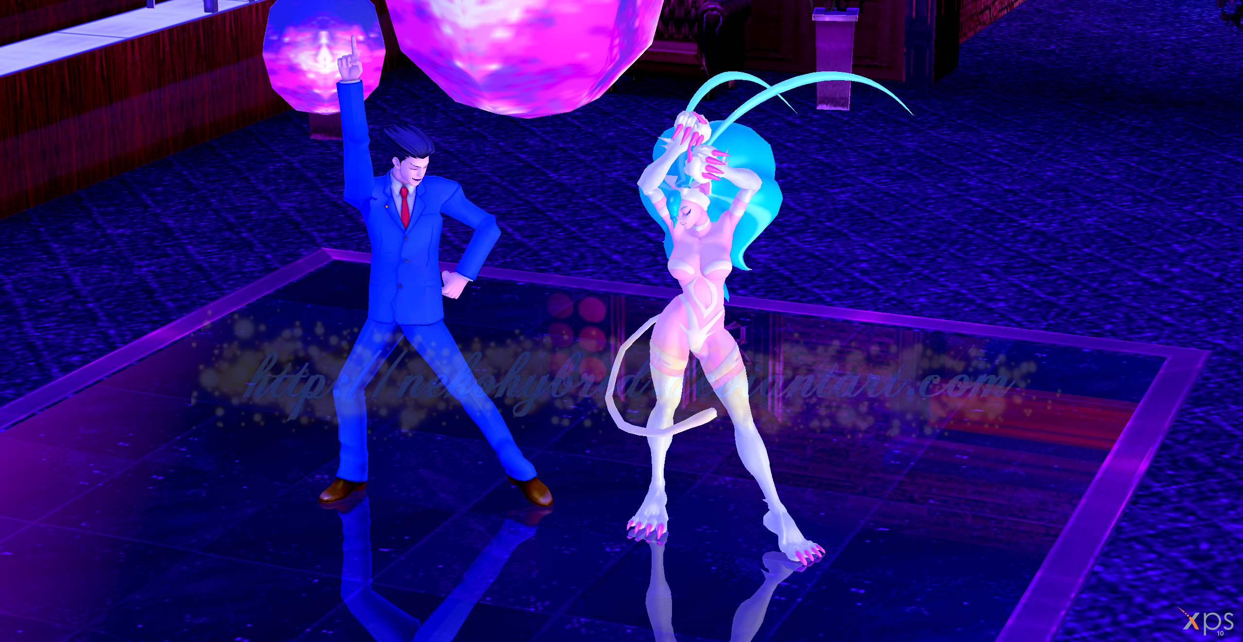 Felicia and Phoenix Wright: Disco Fever!