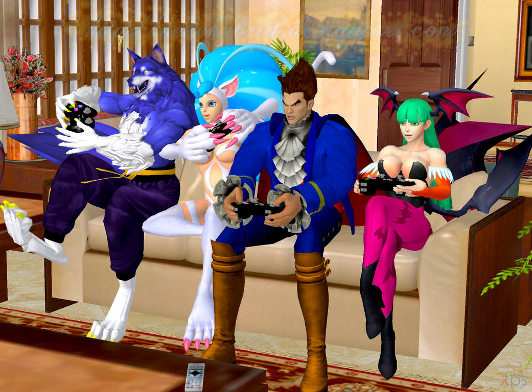 Darkstalkers at Play by NekoHybrid on DeviantArt