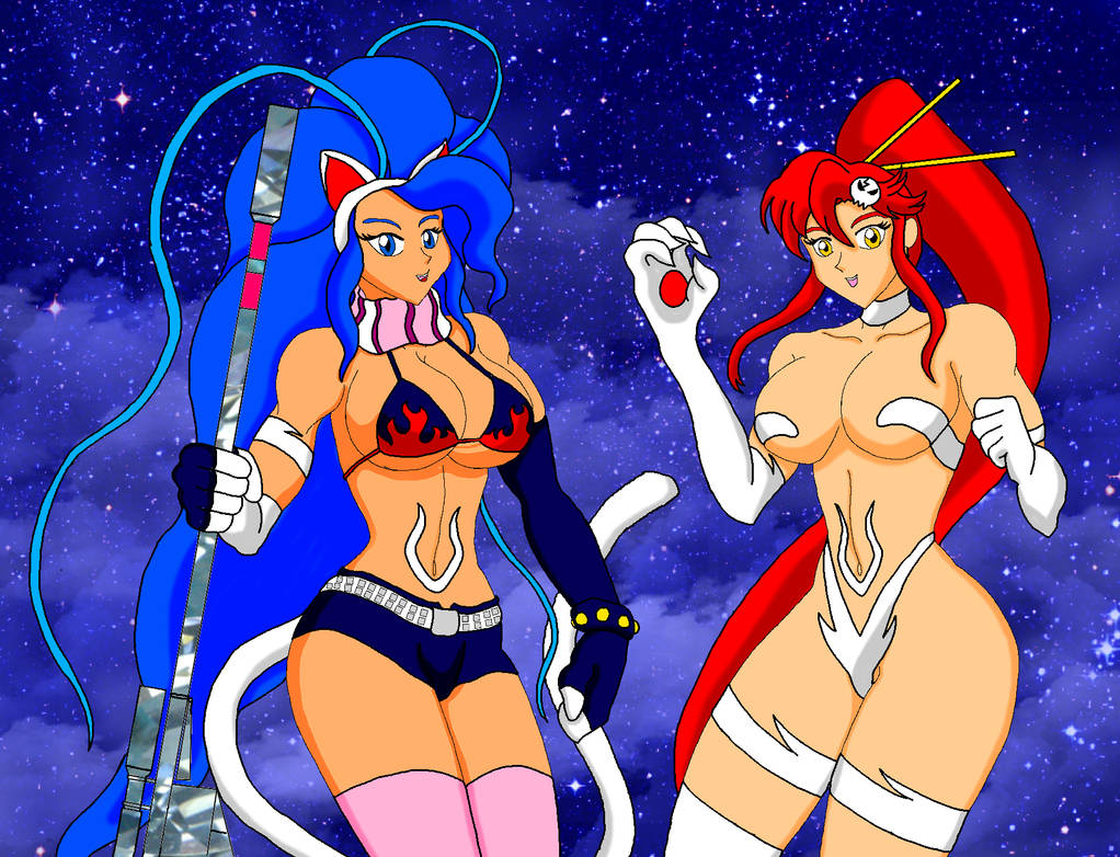Felicia and Yoko Halloween Dressup by NekoHybrid Felicia and Yoko Halloween Dressup by NekoHybrid