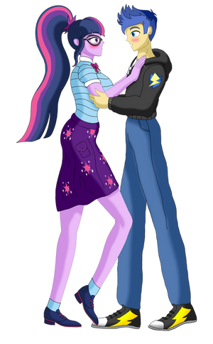 Commission: Sci-Twi and Flash by NekoHybrid Commission: Sci-Twi and Flash by NekoHybrid