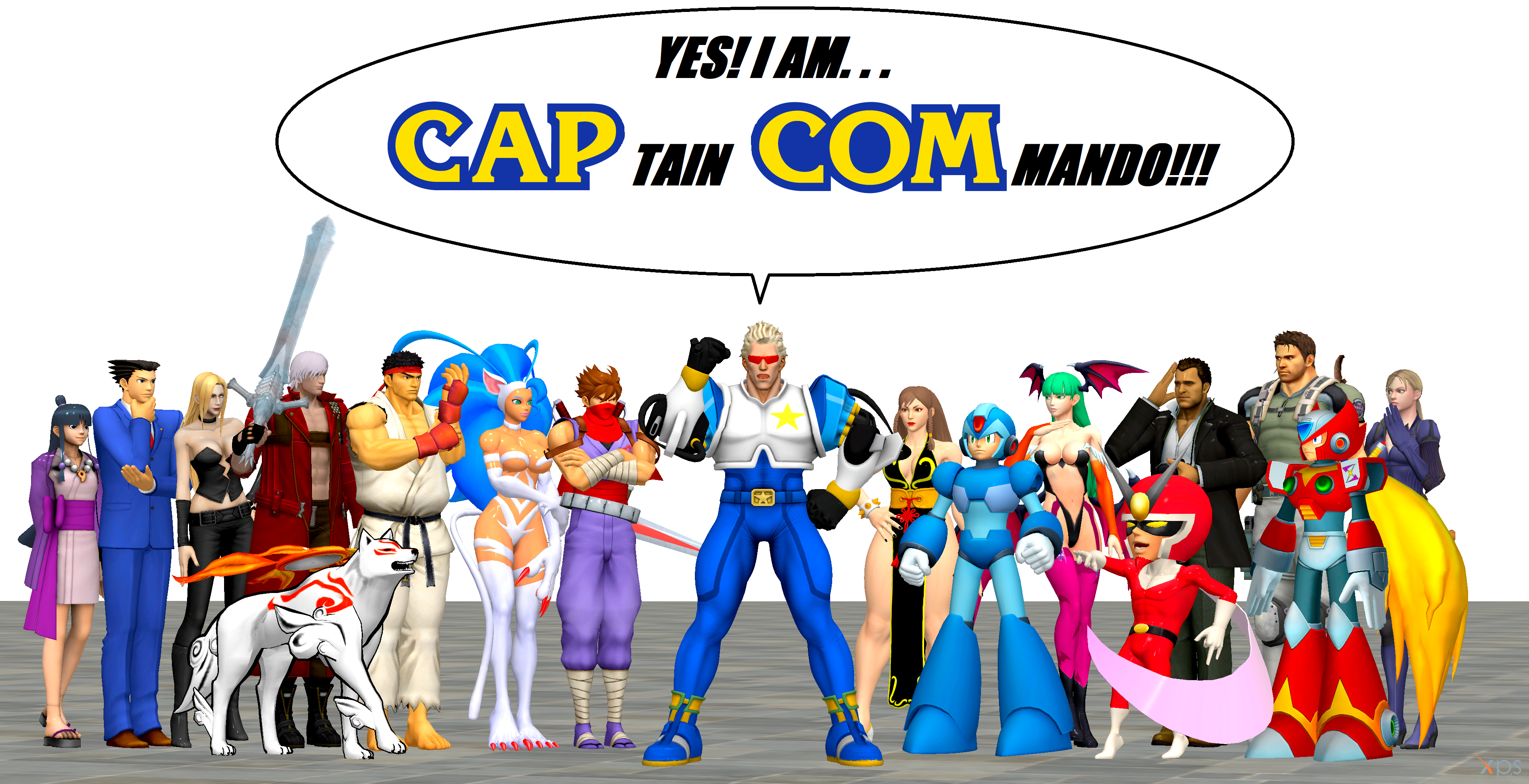 I am Captain Commando!