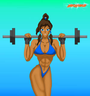 Commission: Fit Korra by NekoHybrid Commission: Fit Korra by NekoHybrid