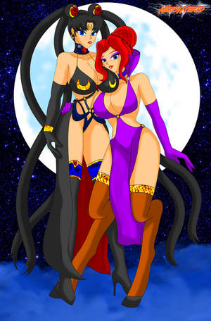 Commission: Dark Usagi and Ranko by NekoHybrid Commission: Dark Usagi and Ranko by NekoHybrid