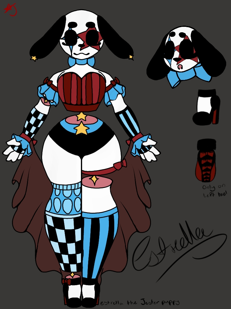 Jester Back Deviantart Estrella the jester by ImaginatorAftonTwT on DeviantArt