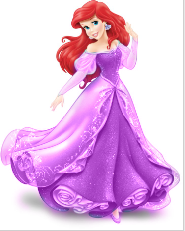 ariel purple dress by magicaldisneyedits on DeviantArt