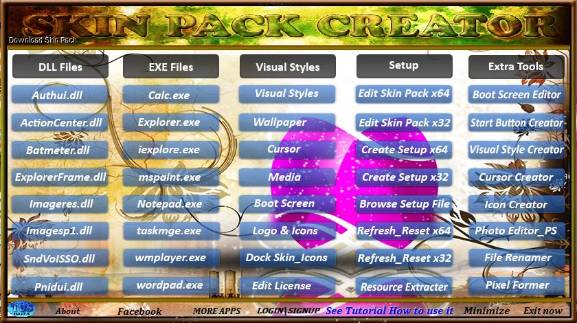 Skin Pack Creator v-9.5