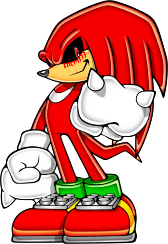 Knuckles.EXE (Sonic.EXE AU) by SuperPrincess101 on DeviantArt