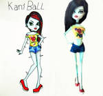 Kani Ball Monster High Doll OC