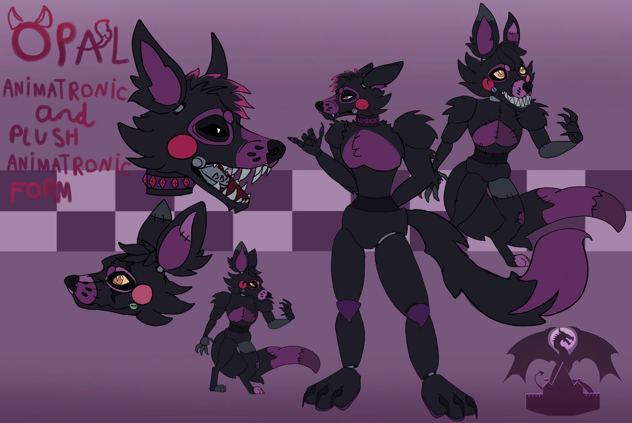 Opal The Fox Fnaf oc ref by StoneFortressDragon on DeviantArt