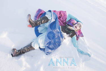 Anna fallen in snow