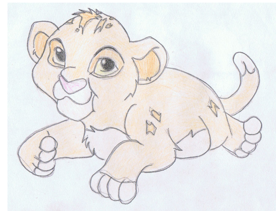 baby simba by ConkerTSquirrel on DeviantArt