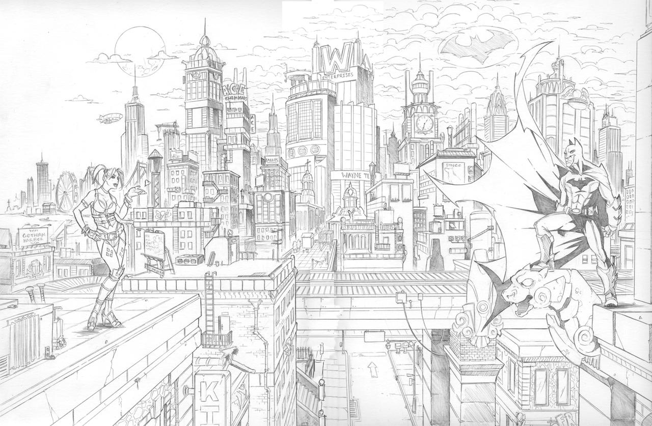 Gotham Design Gotham City by Merrk on DeviantArt