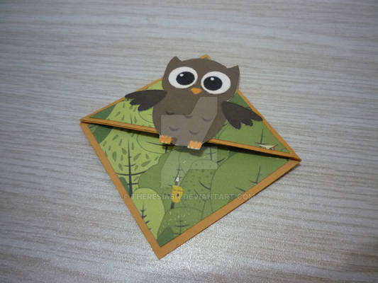 Owl Corner Bookmark