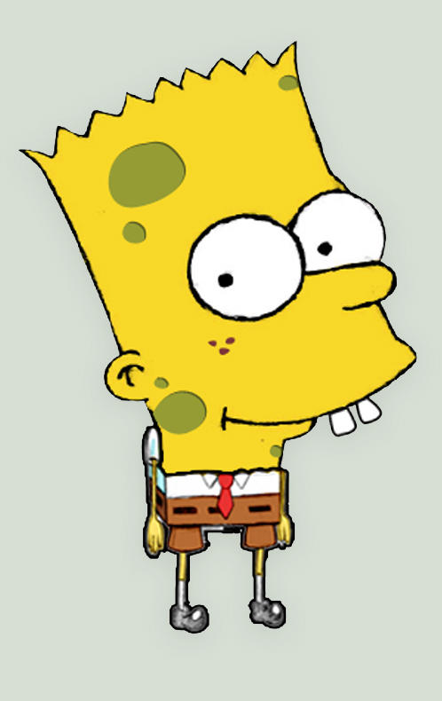 Sponge Bart Spongebart Squarepants by indepthsofsilence on DeviantArt