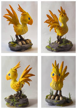 Chocobo sculpture