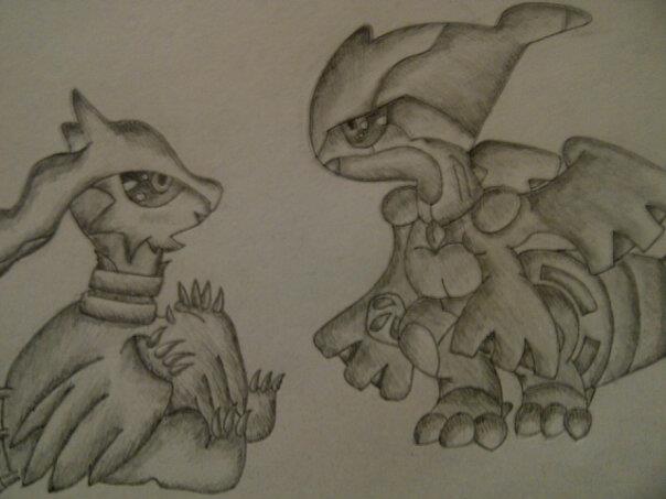 Special Request: Zekrom and Reshiram Chibi