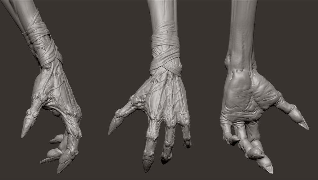 Scary Hand Model Creepy Hand by 3d44george on DeviantArt