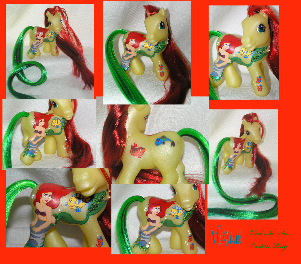 Under the Sea custom pony