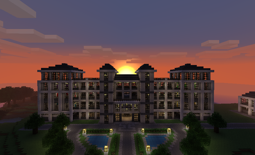 Minecraft How To Make A Hotel Minecraft Builds - Hotel by TheM4cGodfather on DeviantArt