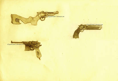 Mauser C96 and random revolvers!