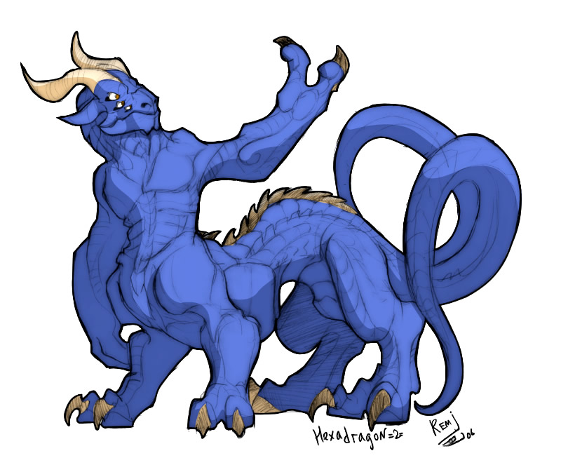 coloured hexadragon thingie