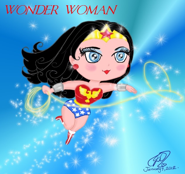 Wonder Woman chibi Mujer Maravilla 2