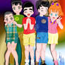 Shinchan and Friends Elementary School Look