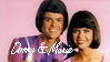 Donny and Marie Osmond stamp