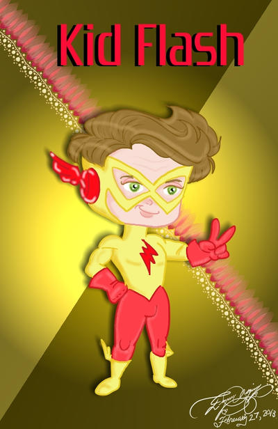 little Wally West Kid Flash