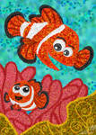 Nemo and Marlin coloring page by E-Ocasio