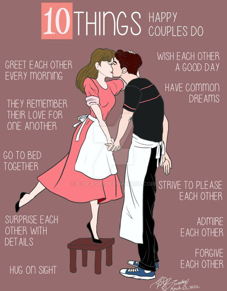 10 Things Happy Couples Do by E-Ocasio on DeviantArt
