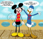 Mickey And Donald Agree by E-Ocasio