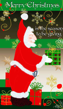 Santa Claus card