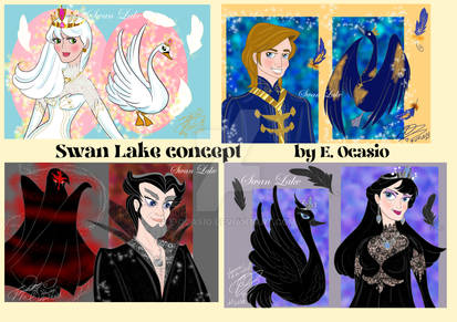 Swan Lake character concepts