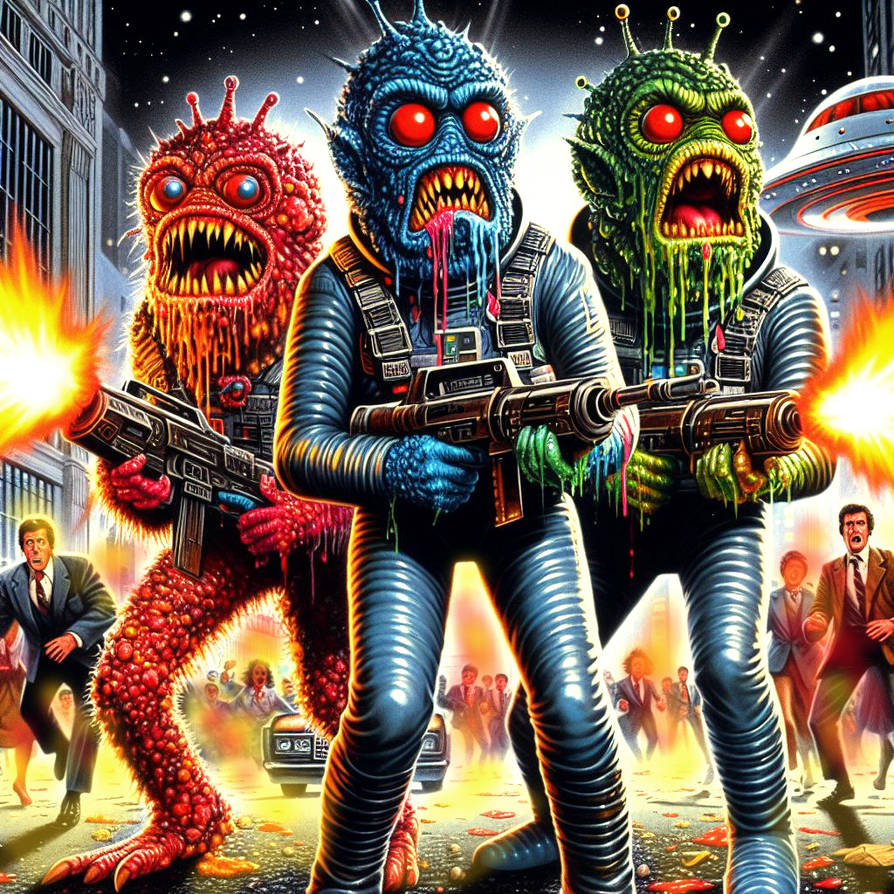 Space Monsters Invasion 2 ! by Glamvampyre on DeviantArt