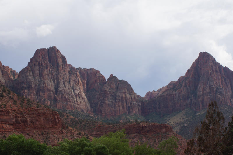 Mountains Zion Canyon