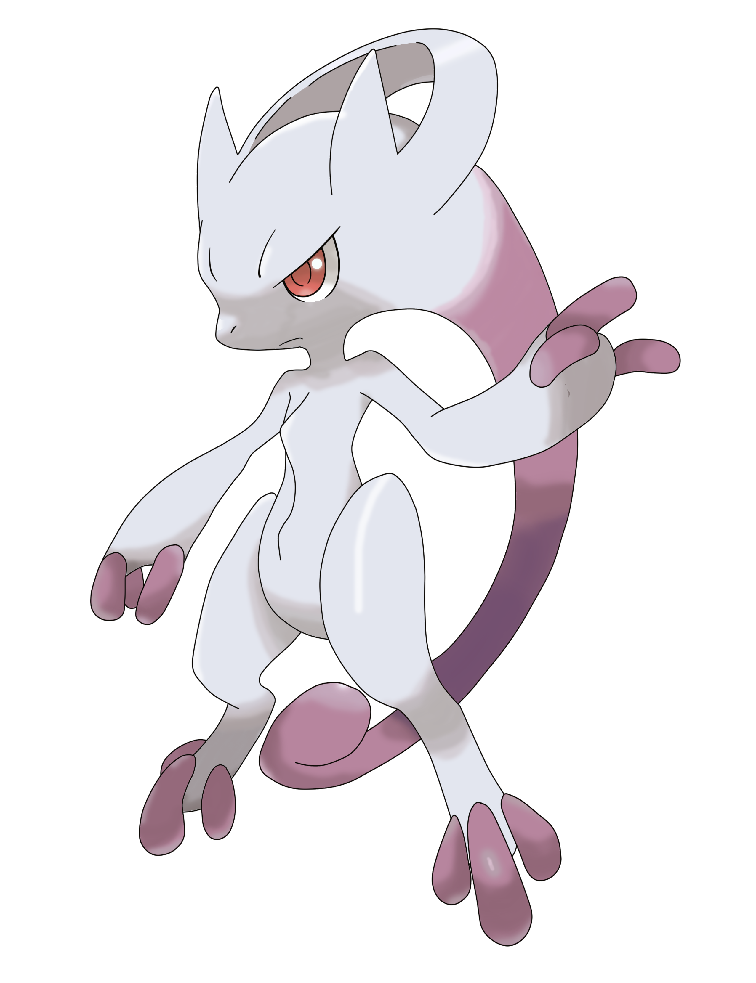 Mega Mewtwo X by Waito-chan on DeviantArt