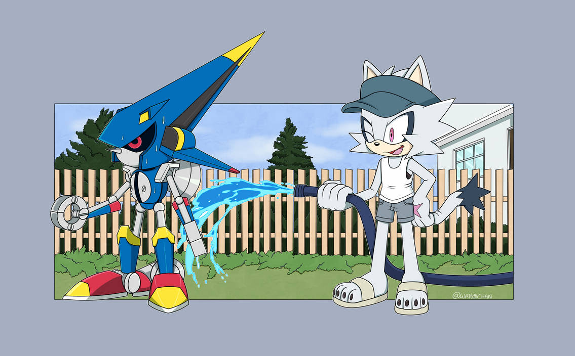 Rocket Metal Sonic X Eder by WAIT0CHAN on DeviantArt